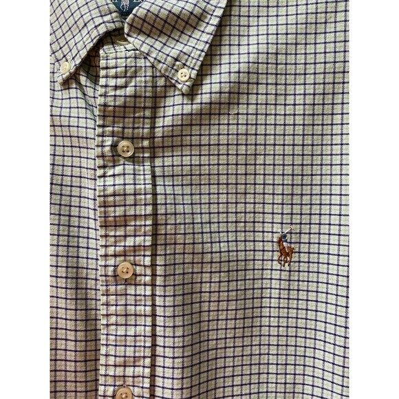 Ralph Lauren Polo Button Down Shirt Custom Fit Mens Size XL - Picture 7 of 7
